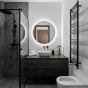 Round Bathroom Mirror with Backlighting (Shaver)