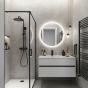 Round Glow Edge Bathroom Mirror (Slim)