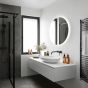 Round LED Bathroom Mirror with Backlighting (Shaver)