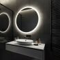 Round Glow Edge Bathroom Mirror (Slim)