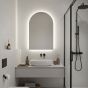 Arch Bathroom Mirror with Backlighting (Shaver)