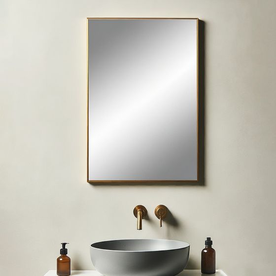 Bronze Metal Frame Mirror (Small)