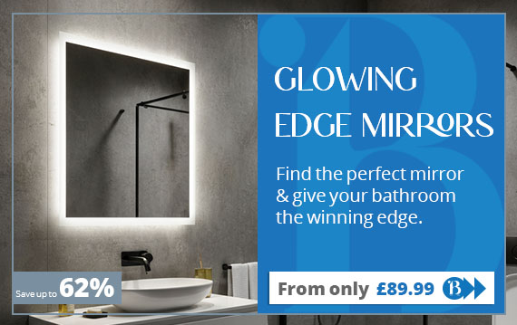 Glowing Edge Mirrors