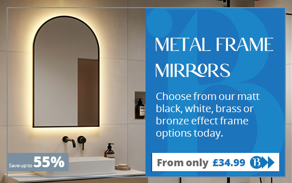 Metal Frame Bathroom Mirrors